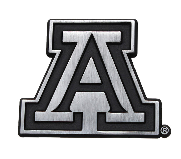University of Arizona Wildcats Brushed Metal Auto Emblem
