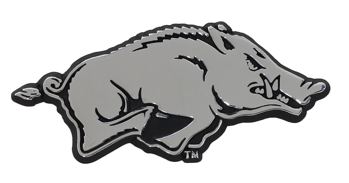University of Arkansas Razorback Metal Auto Emblem – AMG Emblems