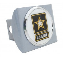 Army of One Seal Silver Metal Hitch Cover