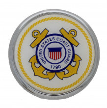Coast Guard Metal Auto Emblem