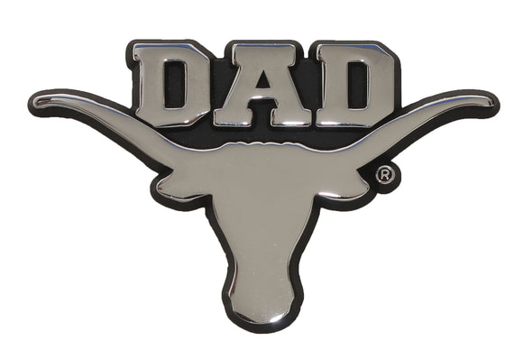 University of Texas Longhorns DAD Metal Auto Emblem