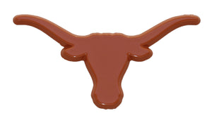 University of Texas Longhorns Orange Metal Auto Emblem