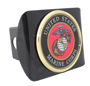 Marines Seal Black Metal Hitch Cover