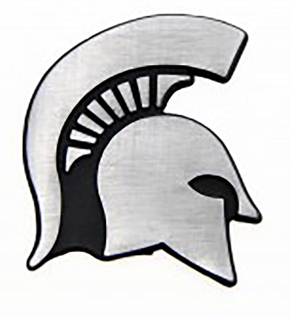 Michigan State Spartans Matte Metal Auto Emblem