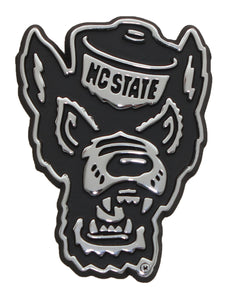 North Carolina State Wolfpack Metal Auto Emblem
