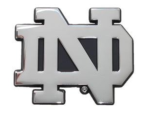 Notre Dame ND Metal Auto Emblem