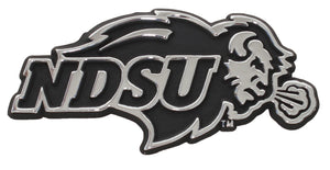 North Dakota State Bison Metal Auto Emblem