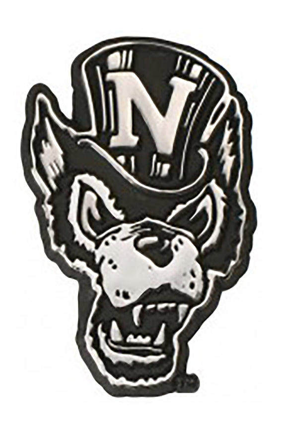 Nevada at Reno Wolfie Metal Auto Emblem