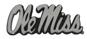 University of Mississippi Ole Miss Metal Auto Emblem