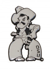 Oklahoma State University Pistol Pete Metal Auto Emblem