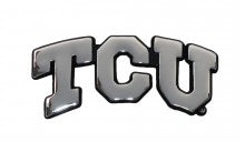 TCU Metal Auto Emblem