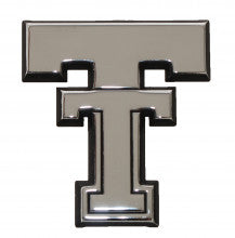 Texas Tech University Throwback Metal Auto Emblem