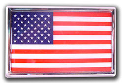 USA Flag Car Emblem