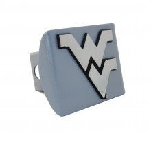 West Virginia University Silver Metal Hitch Cover – AMG Emblems